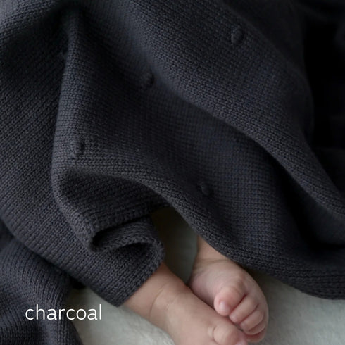 blanco ベビー ニットブランケット organic cotton blanket オーガニックコットン 無地 ブランコ